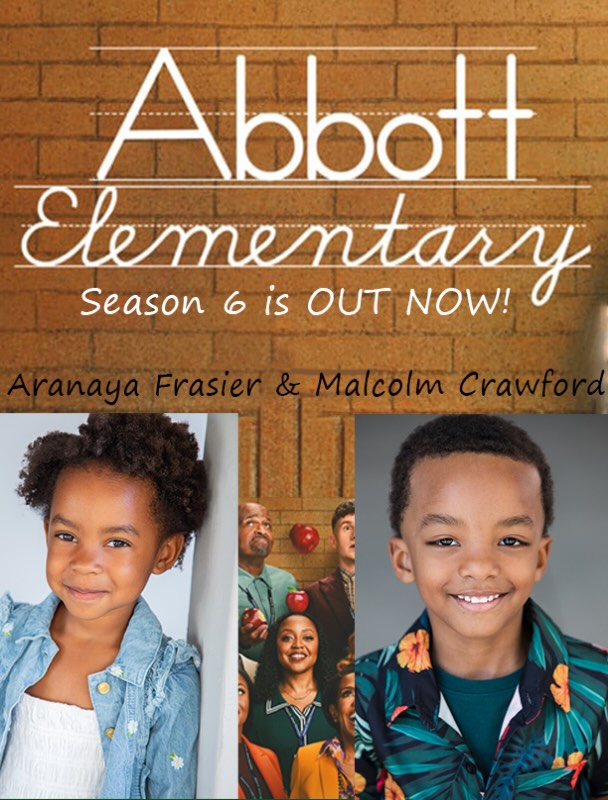 Congratulations to Aranaya and Malcolm, airing tonight on the fabulous show Abbott Elementary! #palomamodelandtalentk…
