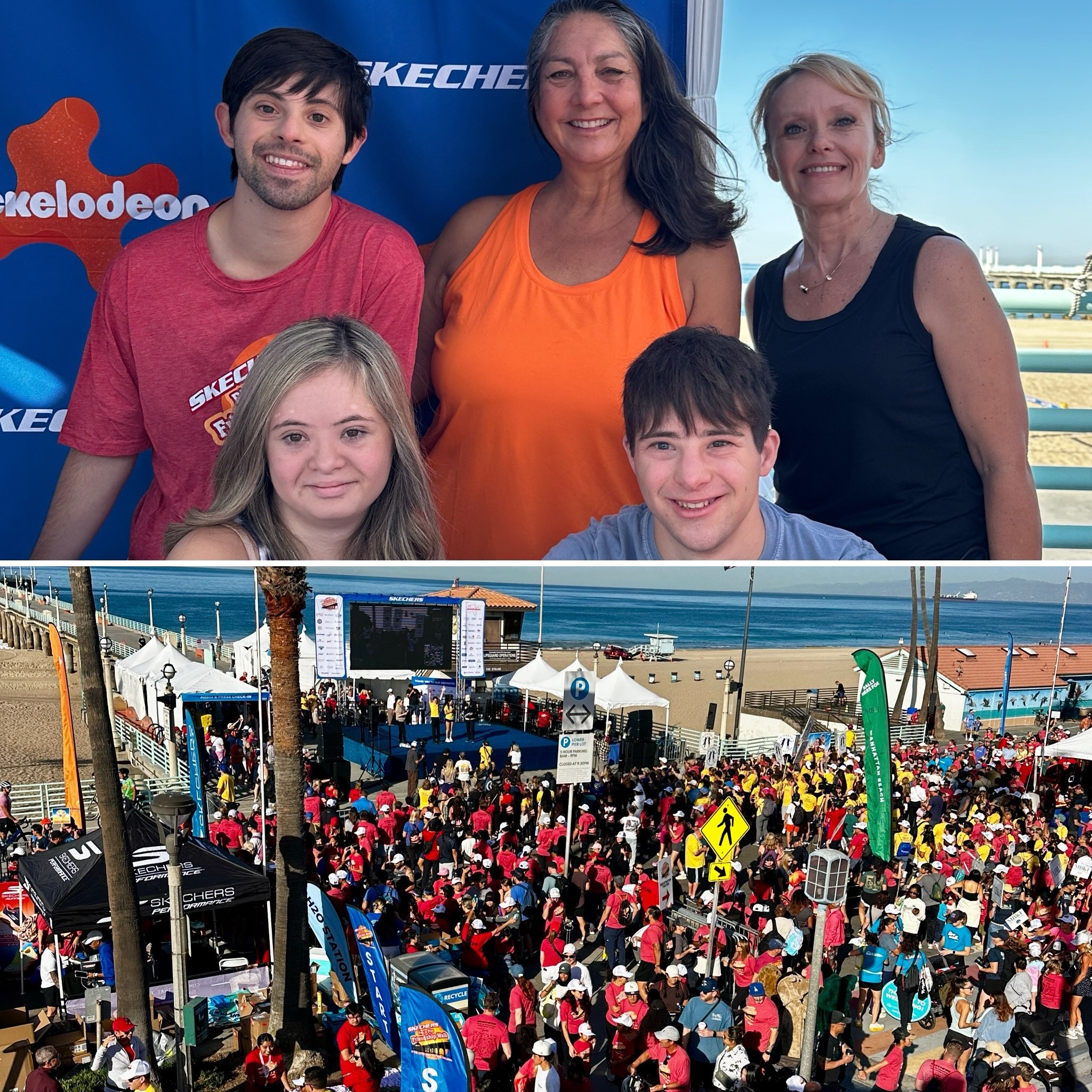 It was a beautiful day in Manhattan Beach at the @skechersp2pwalk supporting @thefriendshipfoundation and some of our…