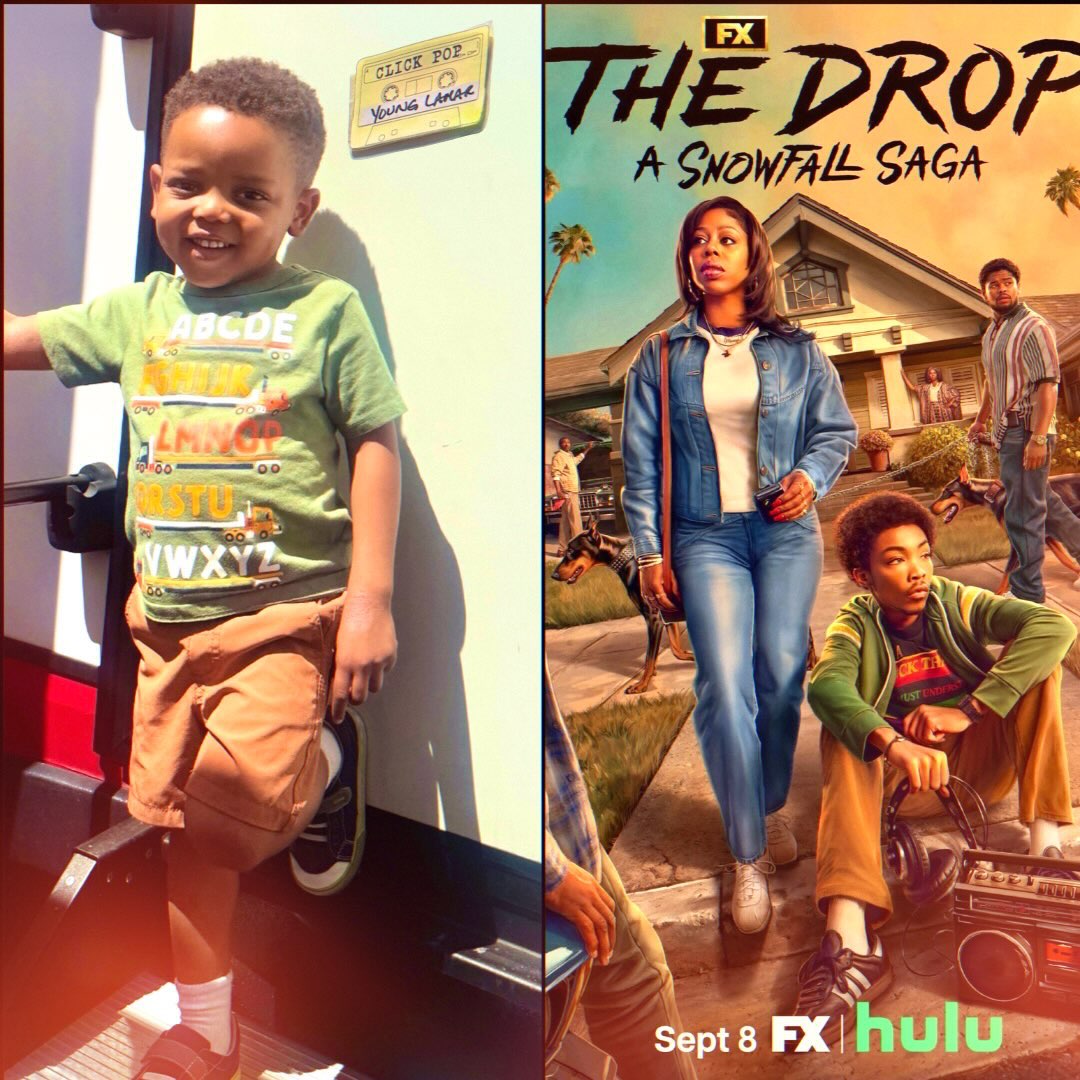 Congratulations to Avery, who made his TV debut this week as “Young Lamar” in Hulu’s new show, The Drop: A Snowfall S…